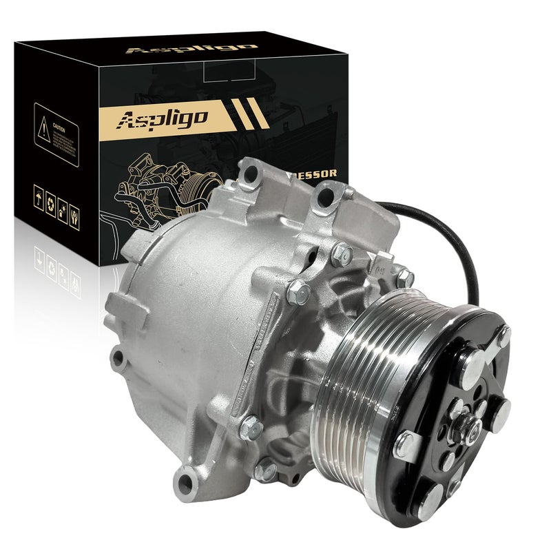 Air Conditioner AC Compressor with AC Clutch Fits for Honda Civic 20062011 18L CO 4918AC 98555 38800R62H01 38800RZVG022M2 38810RNAA01 38810RNAA0211025775512349 6512349